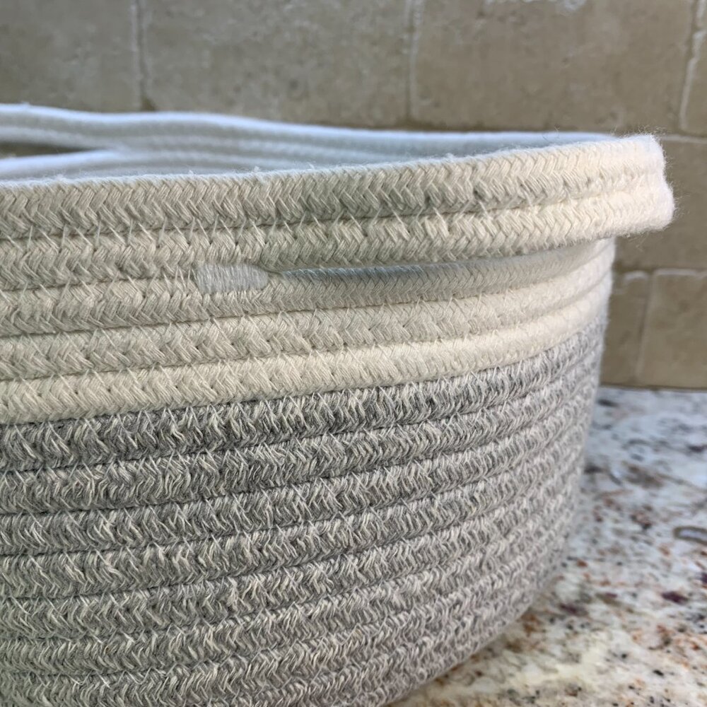Rope Cotton Basket - NWOT - Picture 3 of 6